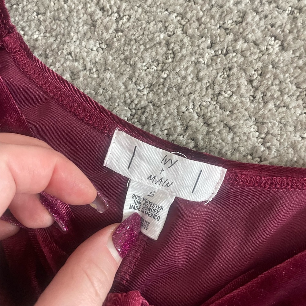 SIZE S VELVET DRESS - Picture 3 of 3